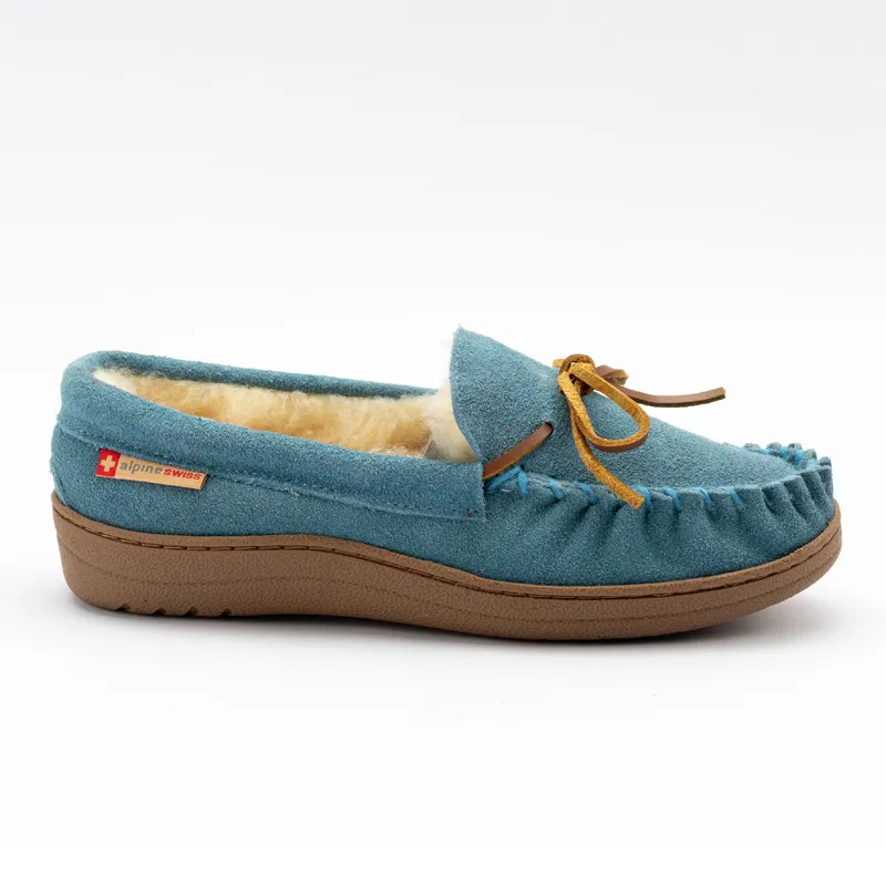 Men’s &Women’s Cowsuede moccasin slippers