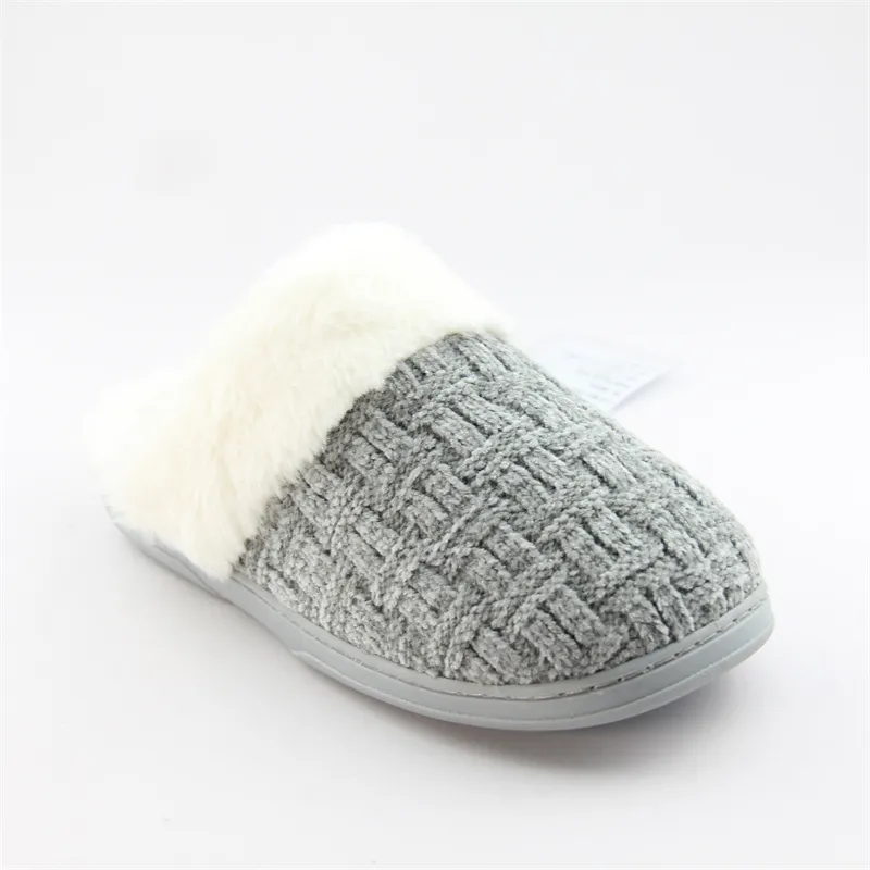 Women's Memory Foam Rib Knitting slippers