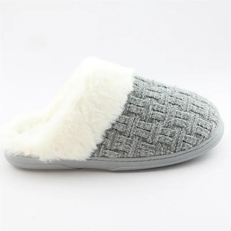 Women's Memory Foam Rib Knitting slippers