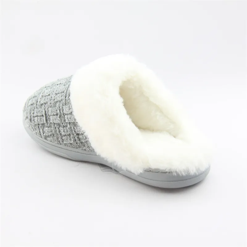 Women's Memory Foam Rib Knitting slippers