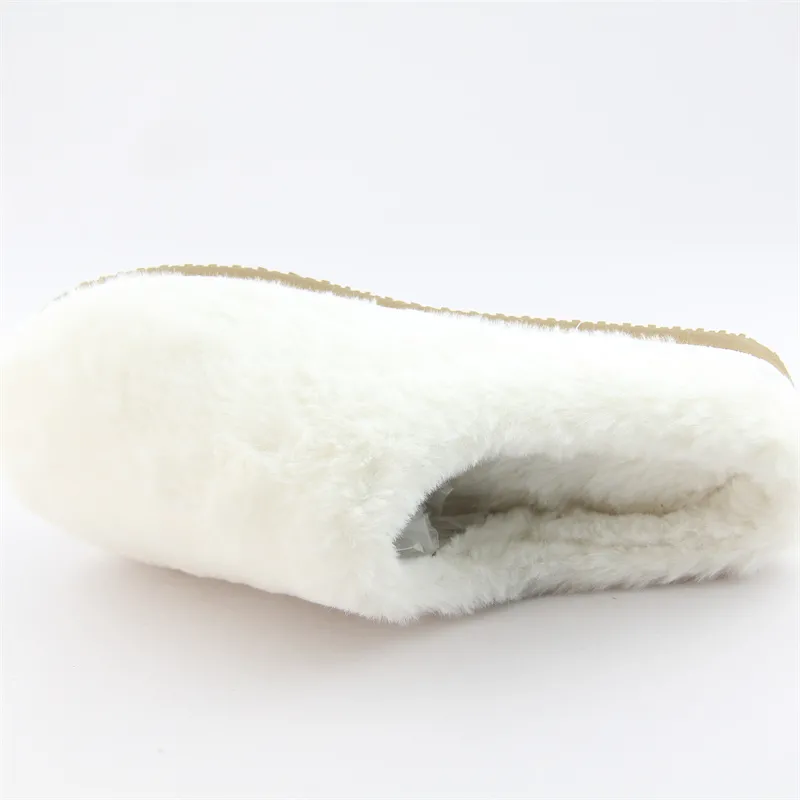 Women's Faux fur Mule slippers cozy scuff