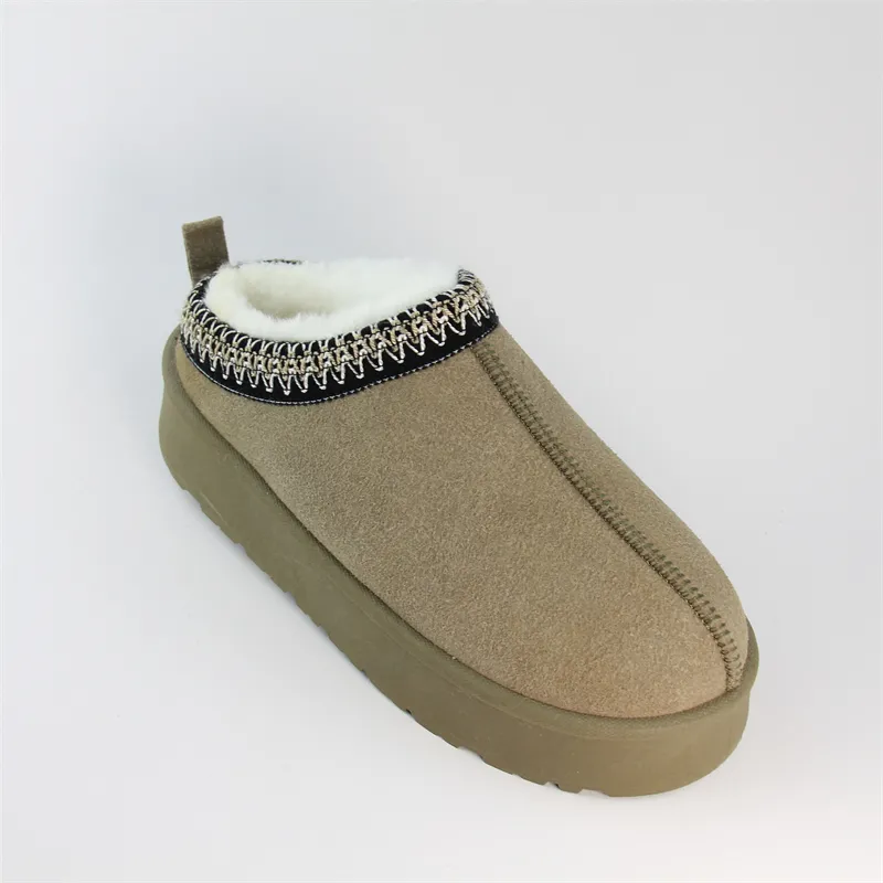 Women's Faux suede slippers cozy