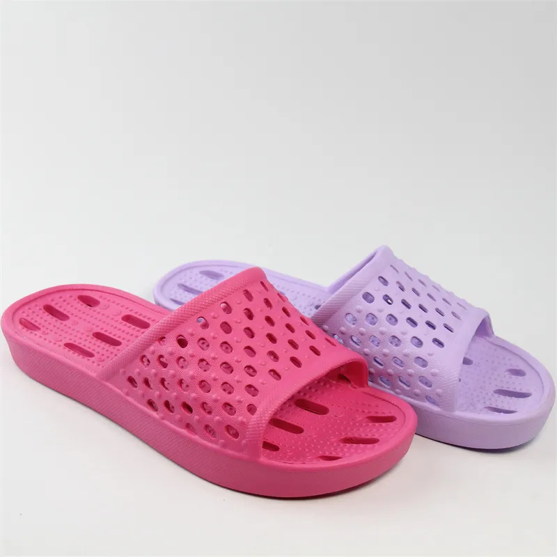 Womens EVA shower slipper sandals Quick Drying with holes