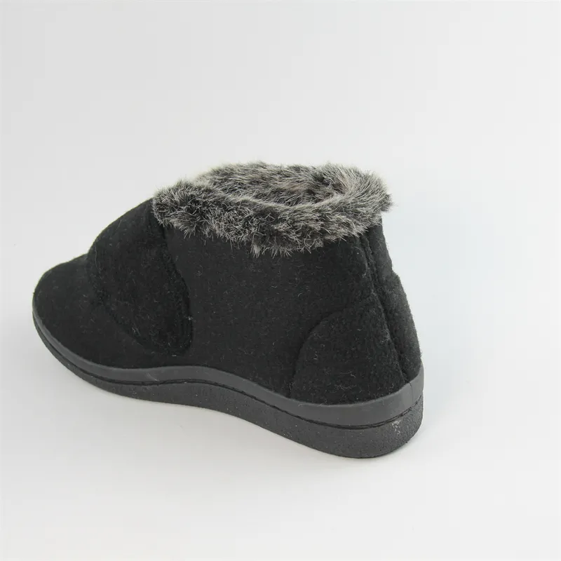 Womens Comfort Flet ankle boots Mom warm shoes winter boots