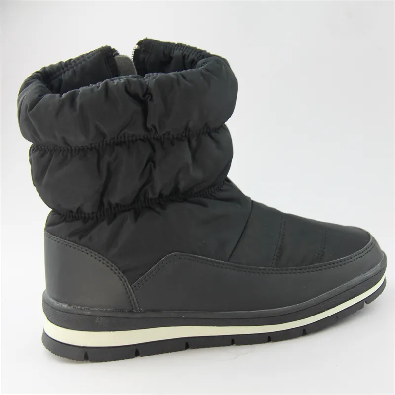 Womens Waterproof Nylon Midcalf Snow Boots