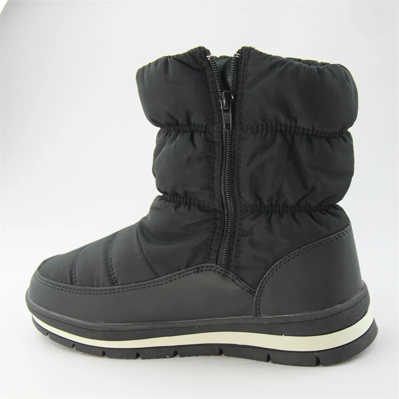 Womens Waterproof Nylon Midcalf Snow Boots