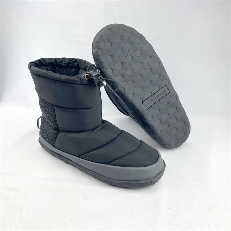 Mens Quilted Water Refellent Boots  Winter Snow Boots