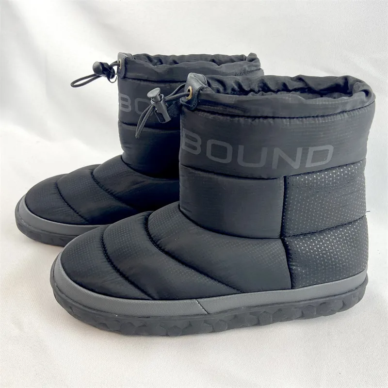 Mens Quilted Water Refellent Boots  Winter Snow Boots