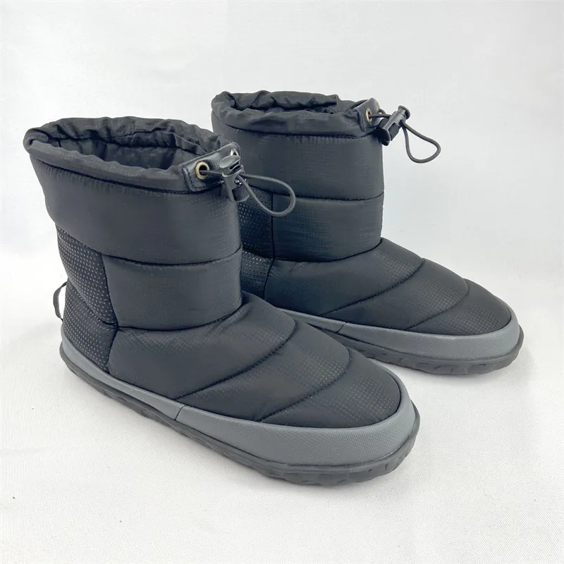 Mens Quilted Water Refellent Boots  Winter Snow Boots