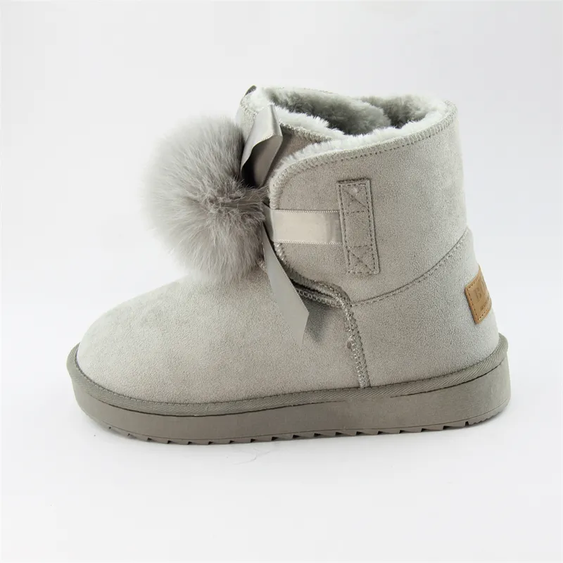 Ladies Micro Suede Pop midcalf Boots short winter snow boots