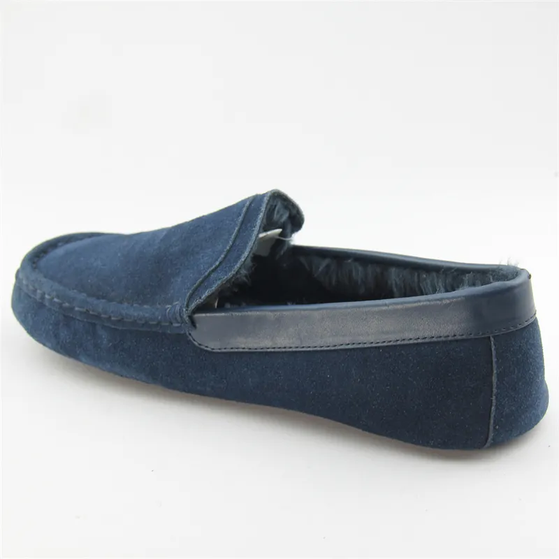 Mens Suede Venetian Moccasin Slippers Mens Mules