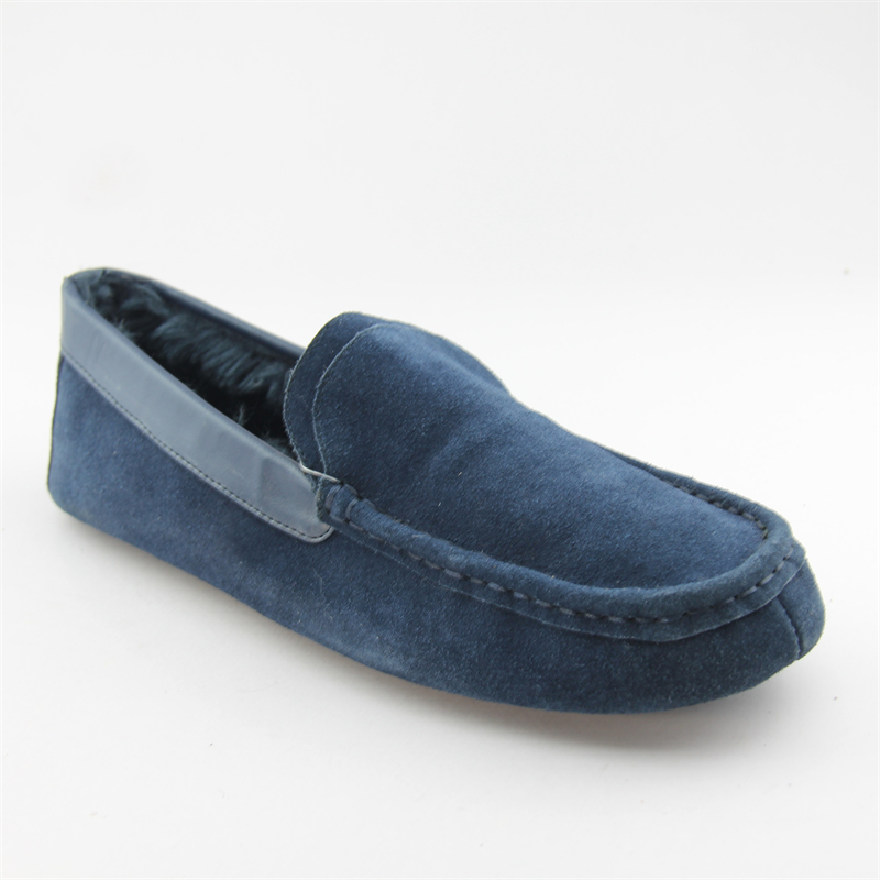 Mens Suede Venetian Moccasin Slippers Mens Mules