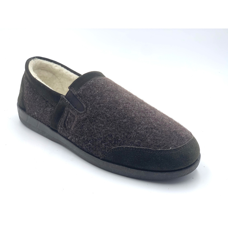 Men&#039;s Winter Slippers felt casual slip-on shoes