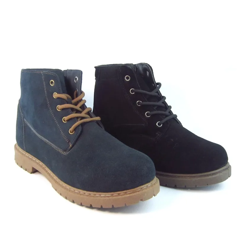 Mens Suede leather ankle Boots durable hiking boots