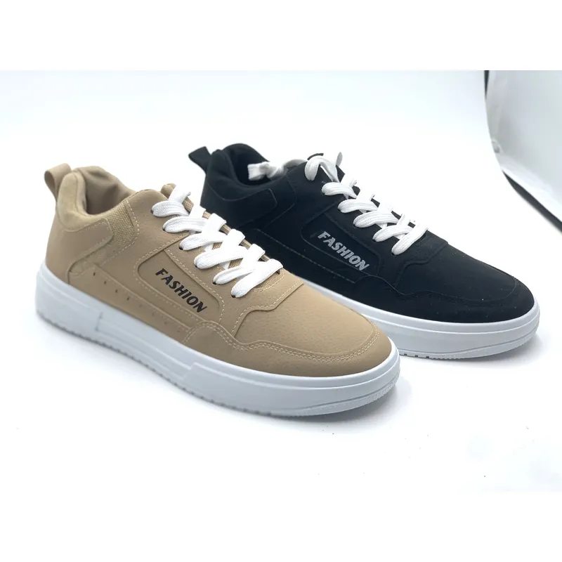 Mens Athletic Trainers Man Made Leather lace-up Skateboarding shoes