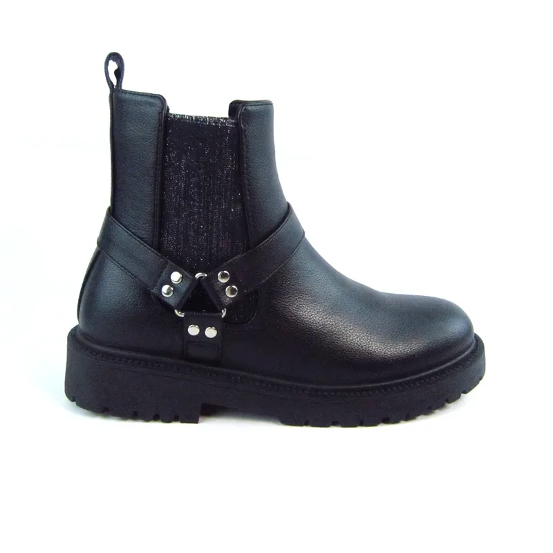 Women's Moto Ankle Boots Pu Leather Short Boots