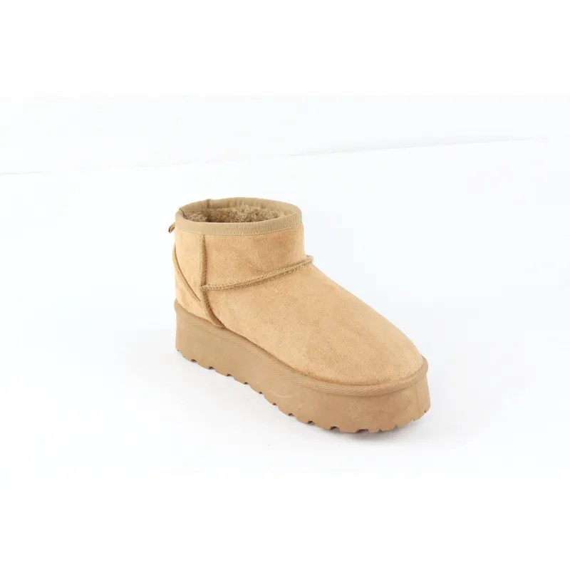 Unisex Winter Snow Boots Microsuede Mini Boots Short calf Boots