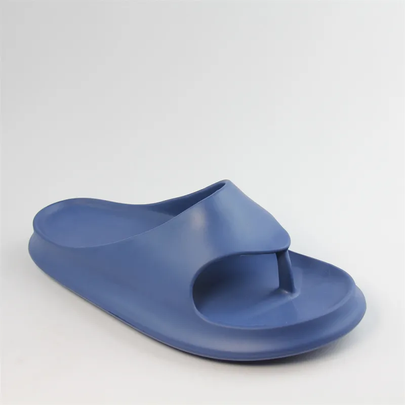 Mens EVA flip flop sandal slipper with thick pillow sole