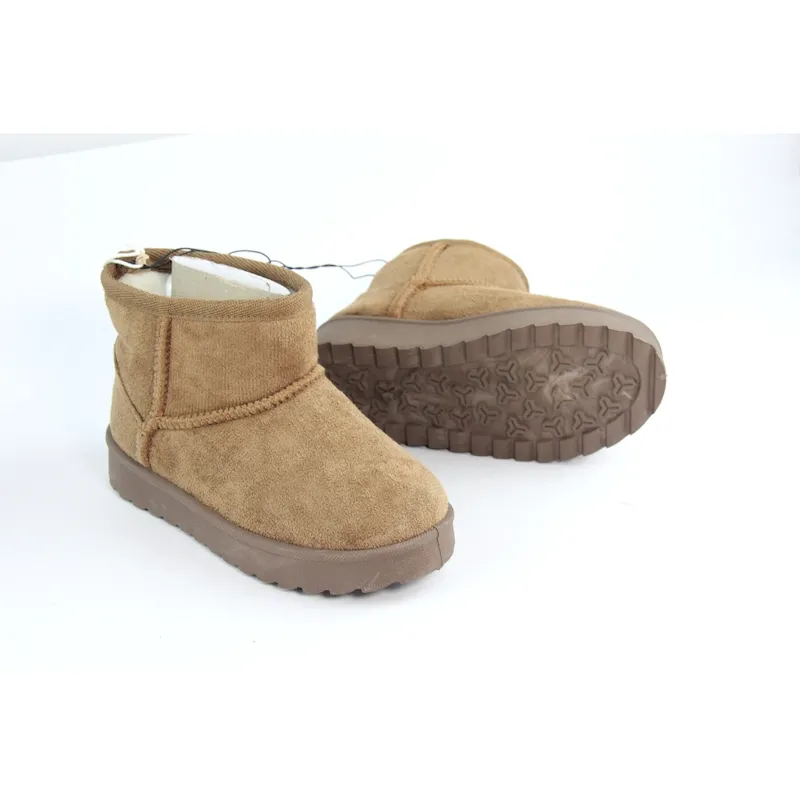 Children's Winter Snow Mini Boots Micro Suede Short Boots