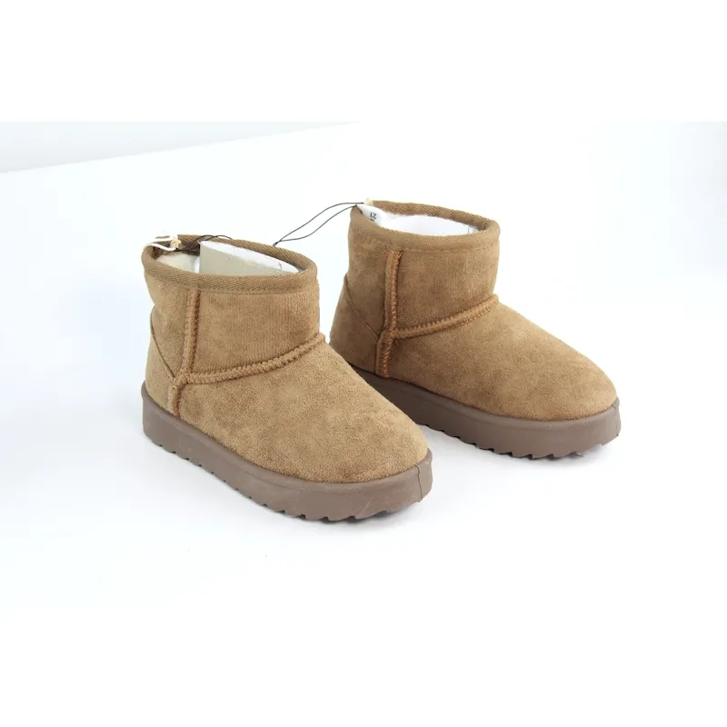 Children's Winter Snow Mini Boots Micro Suede Short Boots