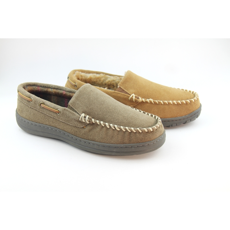 Men&#039;s Venetian Moccasin slip on Winter slippers