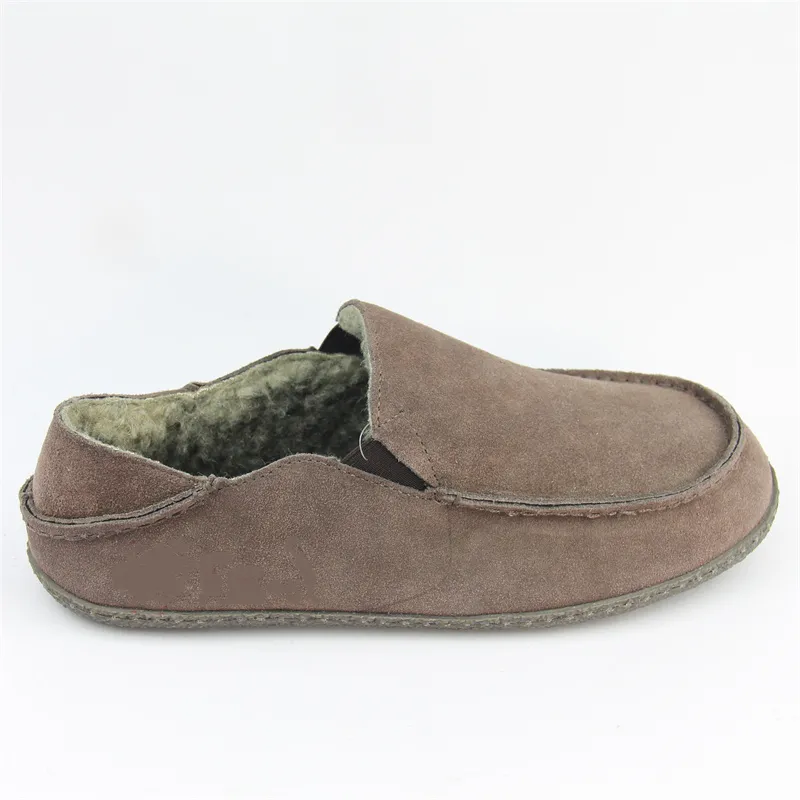 Men's Venetian Moccasin back folded Slip on Winter slippers