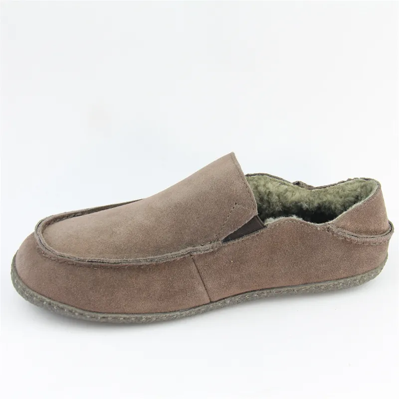 Men's Venetian Moccasin back folded Slip on Winter slippers