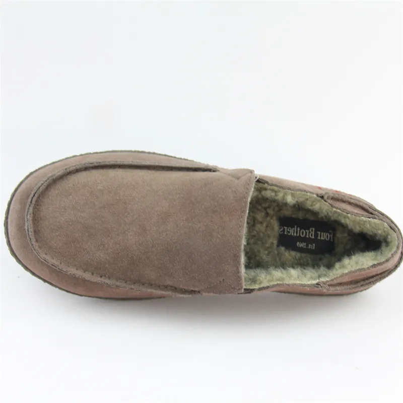 Men's Venetian Moccasin back folded Slip on Winter slippers