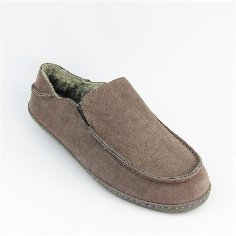 Men&#039;s Venetian Moccasin back folded Slip on Winter slippers