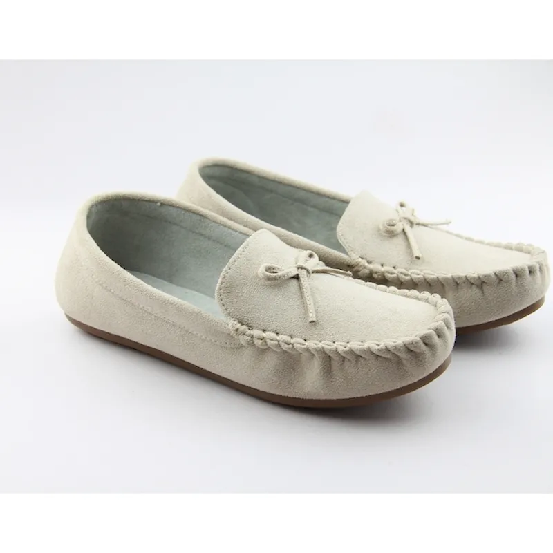 Women's & Girl's Suede moccasin casual flat Lightweight Loafer Shoes