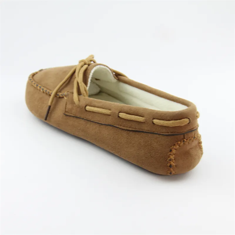 Womens microsuede cosy house slippers winter indoor moccasin slipper