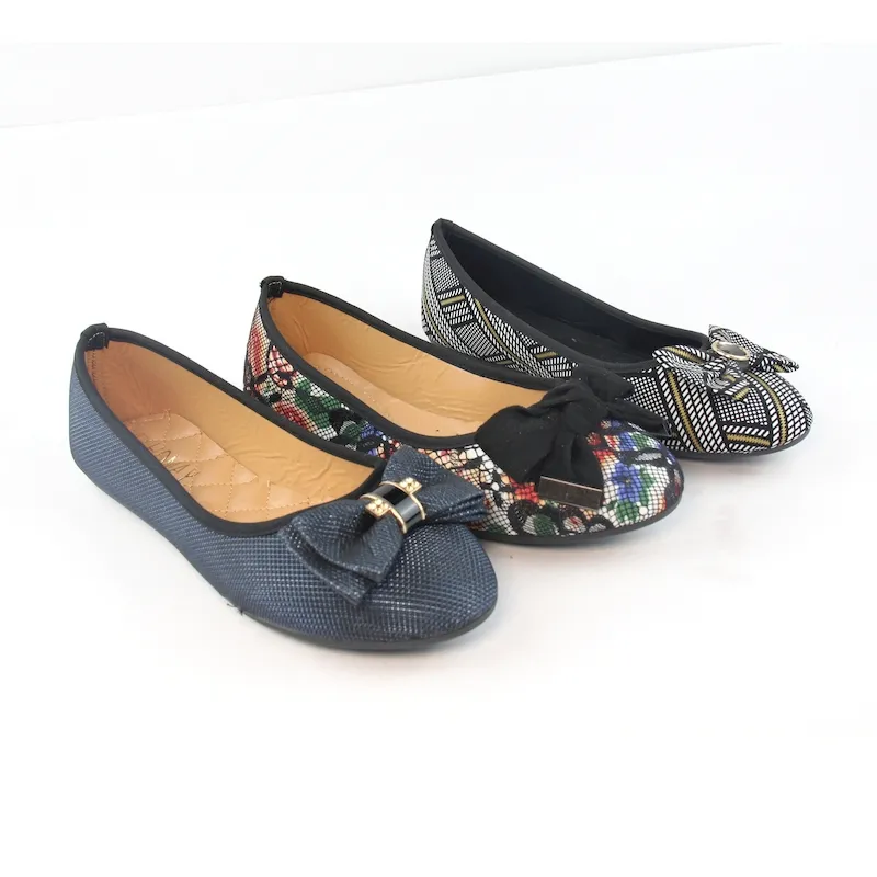 Women's Flower Pattern Flat Shoes Casual Round Toe Slip On Shoes