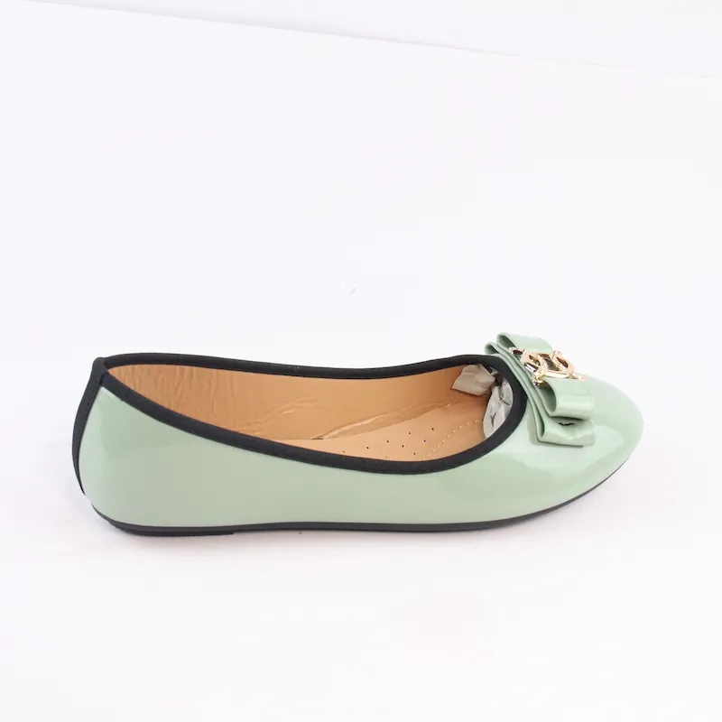 Wholesale female casual leather walking shoes women Ballet flats shoes