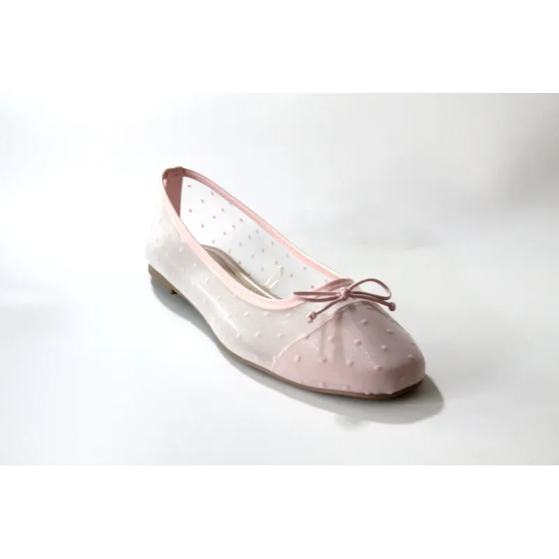 Wholesale Leisure comfortable ballet flats high quality customized pu leather shoes