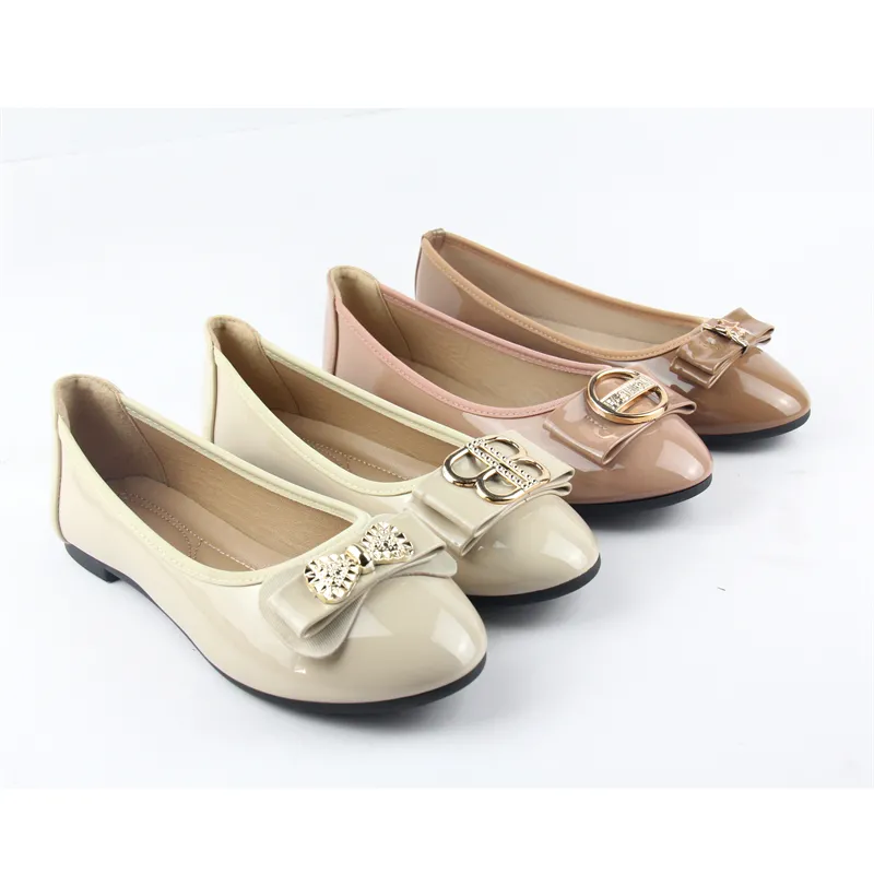 Womens Pink Pumps Shoe Dating Wedding Flats Cozy Round Toe Ballet Flats Shoe for Lady