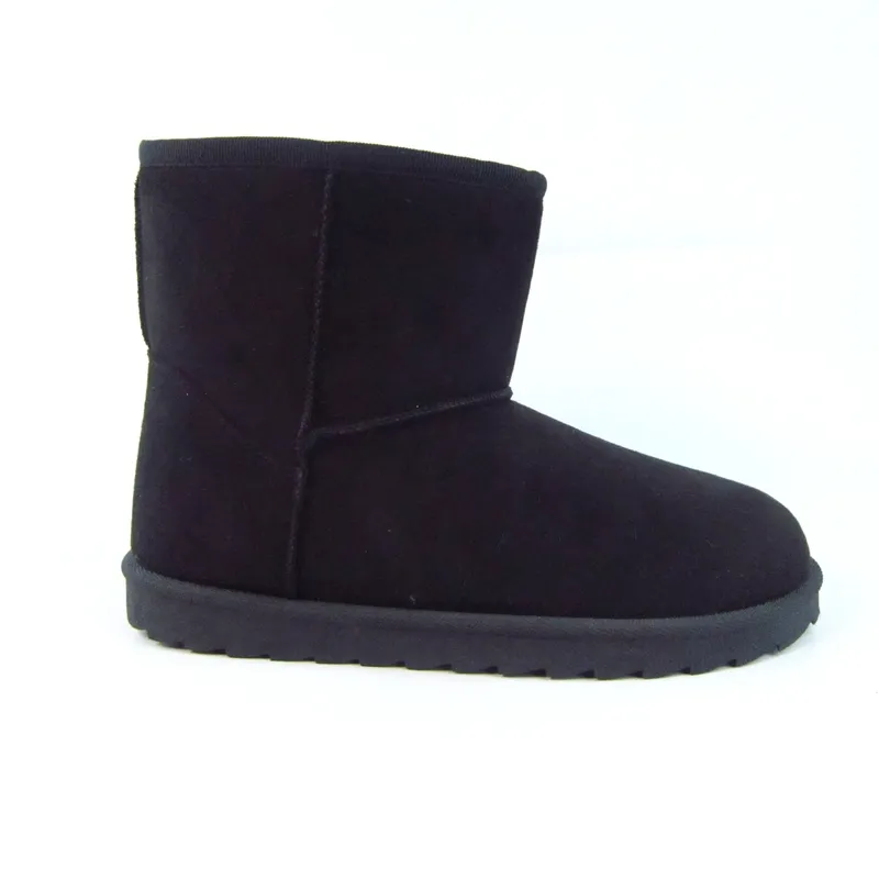 Unisex Winter Snow Boots Microsuede Mini Boots Short calf Boots