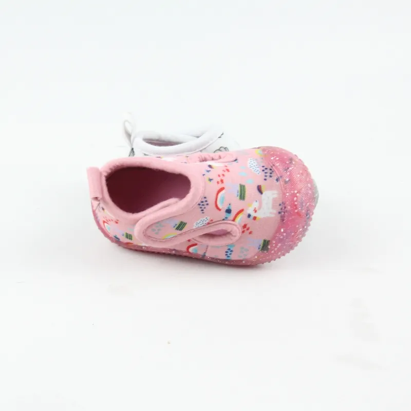 Printed baby cotton canvas slippers shoes with Velcro (Toddler/Little Kid)