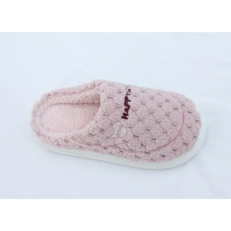 Wholesale Customizable Women's Winter faux fur slippers cozy house slippers