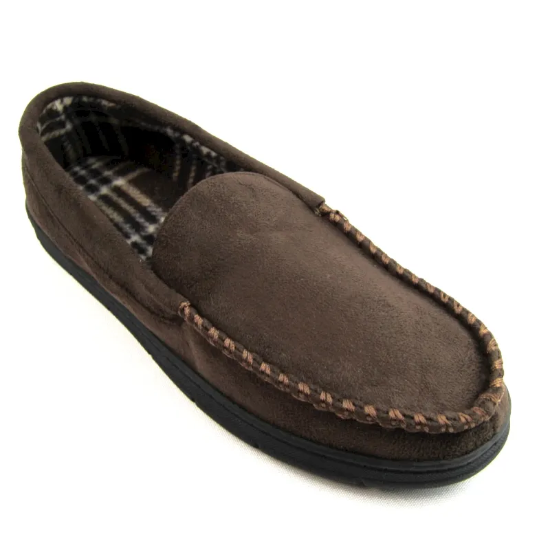 Mens Waffle Venetian Slippers Casual Flat loafer shoes