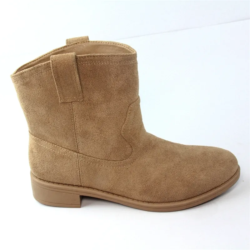 Wholesales Womens Cowboy Cowgirl Short Suede Ankle Boots