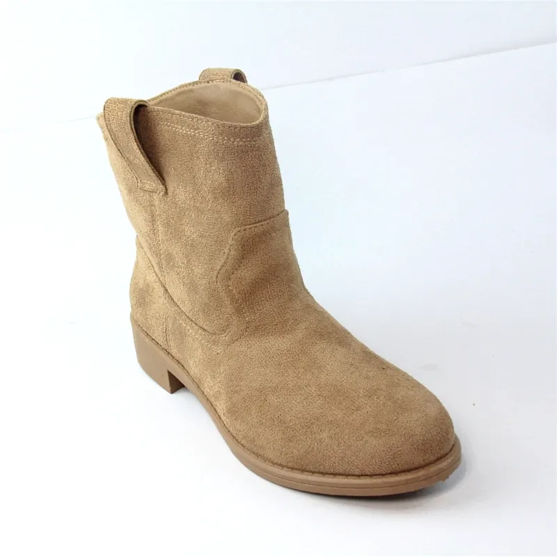 Wholesales Womens Cowboy Cowgirl Short Suede Ankle Boots