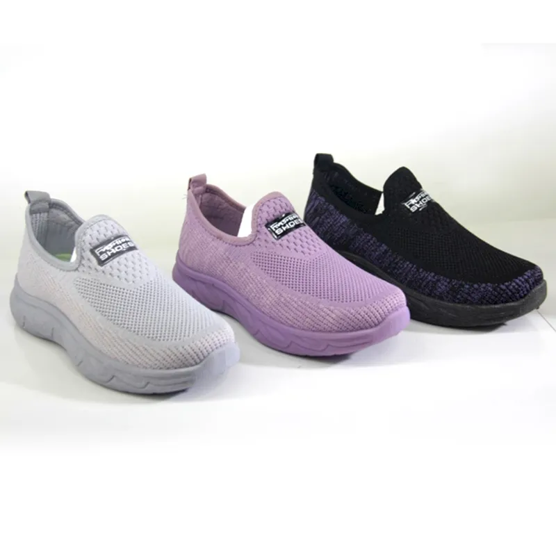 Wholesale Women's Men's  Mesh Sneakers  Slip on Walking shoes