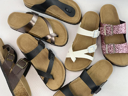 Don&amp;#039;t miss out on the hot sales of these strappy cork sandals!