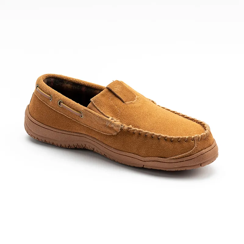 Mens Cowsuede venetian moccasin slippers