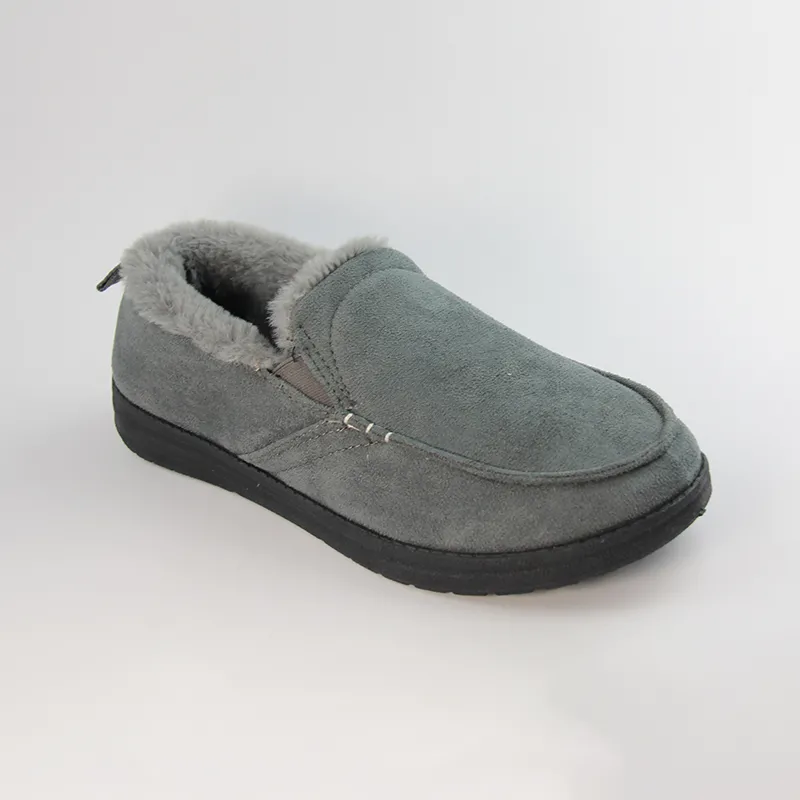 Men’s Faux Suede Moccasin Slippers Slip-on