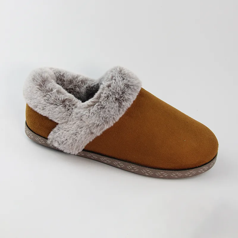 Women’s microsuede clog Slip-on Slippers injection outsole