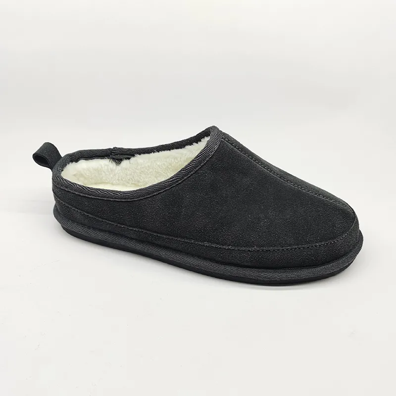 Classic Men’s slip on cowsuede Clog Slippers