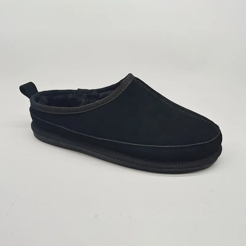 Classic Men’s slip on cowsuede Clog Slippers