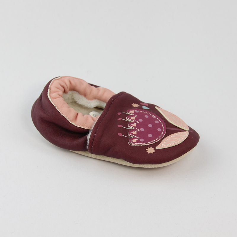 Infant soft leather sock slippers comfort house shoes