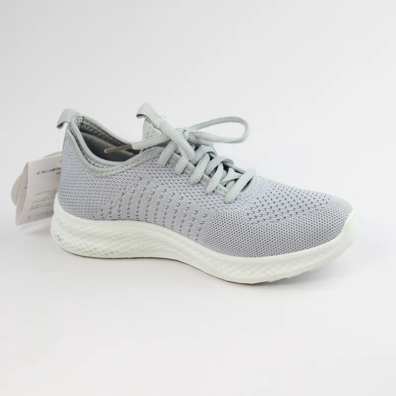 Women's Comfy Non Slip Lightweight Fly Knit Sneaker Lace Up Shoes